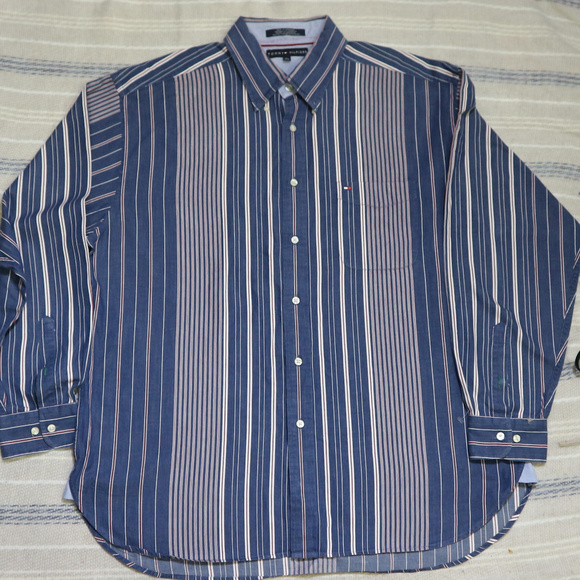 Tommy Hilfiger Other - VTG TOMMY HILFIGER Stripe Long Sleeve Button Shirt